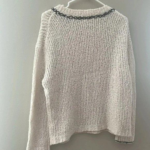 [L]Vince Crew Neck Pull over Wool Blend  Sweater - Picture 5 of 6